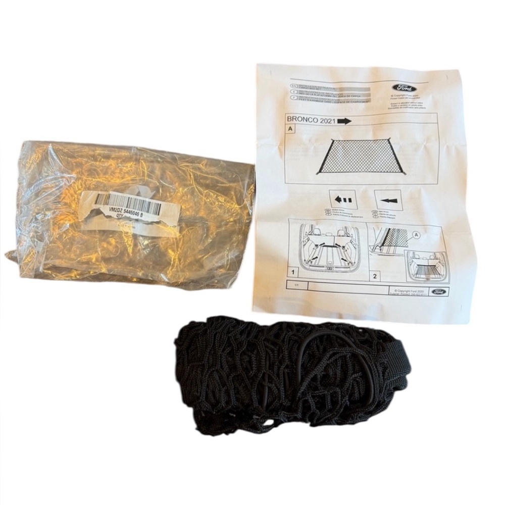 Ford Bronco Cargo Net‎ by Polytech – OEM Licensed – 2021+